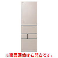 東芝 【左開き】452L 5ドア冷蔵庫 VEGETA エクリュゴールド GR-W450GTML(NS)