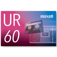 マクセル 録音用カセットテープ 60分 1巻 URシリーズ UR-60N