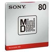 SONY ミニディスク 80分 1枚入り MDW80T
