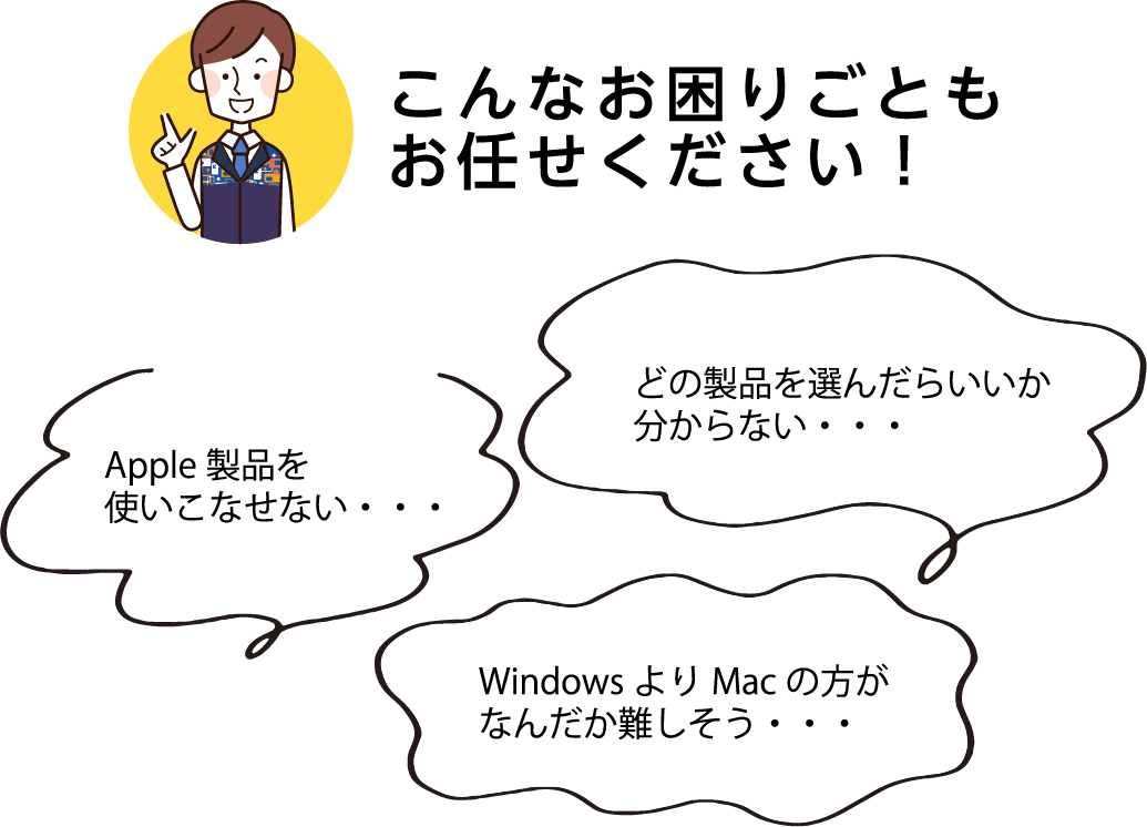 どんなお悩み事でもおまかせください！