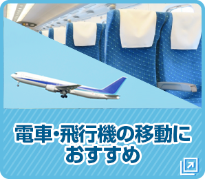 電車・飛行機の移動におすすめ
