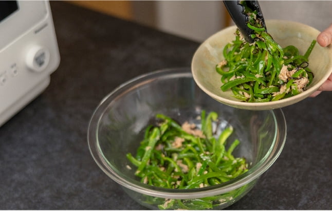 ボタンを押すだけのワンボウル調理