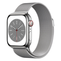 Apple Apple Watch Series 8(GPS + Cellularモデル)- 41mm シルバーステンレススチールケースとシルバーミラネーゼループ MNJ83J/A