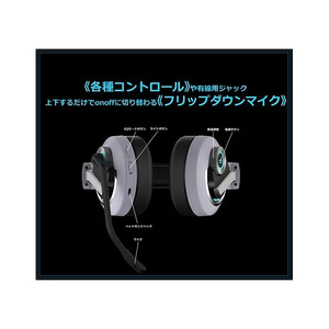 I-CHAIN JAPAN 2．4G&Bluetoothワイヤレスゲーミングヘッドセット WizarD HK21C1-イメージ5