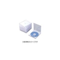 エレコム CD/DVDプラケース/1枚収納/10パック/ホワイト CCD-JSCN10WH