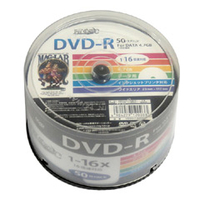 磁気研究所 データ用DVD-R 4．7GB 1-16倍速対応 インクジェットプリンタ対応 50枚入り HDDR47JNP50