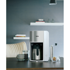 サーモス 真空断熱ポットコーヒーメーカー 1．0L ホワイト ECK-1000-WH-イメージ8