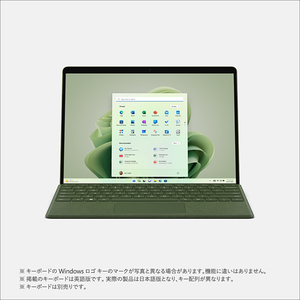 マイクロソフト Surface Pro 9(i5/8GB/256GB) フォレスト QEZ-00062-イメージ1