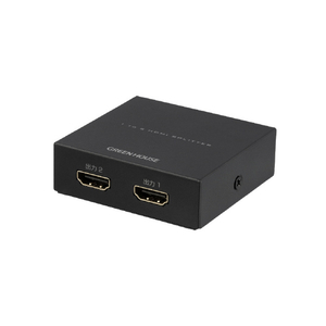 グリーンハウス HDMIスプリッター USB給電 Input1+Output2ポート ブラック GH-HSPG2-BK-イメージ1