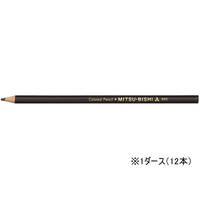 三菱鉛筆 色鉛筆 K880 こげちゃいろ 12本 FC400PH-K880.22