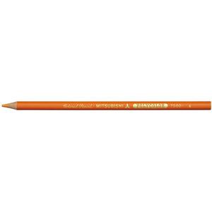 三菱鉛筆 ポリカラー(色鉛筆) だいだいいろ 1本 F896605-H.K7500B.4-イメージ1