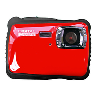 ノア 防水デジタルカメラ Veldo(ヴェルド) レッド TN-WTP-CAM01/RED