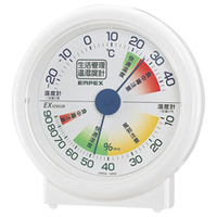 エンペックス 生活管理温湿度計 ホワイト TM2401
