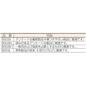 トスカバノック PIN UX-7mm (10000本入) FC798GY-3905799-イメージ2