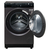 AQUA 【右開き】12．0kgドラム式洗濯乾燥機 まっ直ぐドラム 2.0 シルキーブラック AQW-DX12P-R(K)-イメージ2