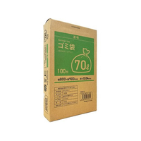 Forestway ゴミ袋(ティッシュBOXタイプ)透明 70L 100枚 1箱 F840029
