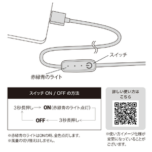 ロングフィールド リュックにつけるファン USB給電式 RuCool2 LF2201-8NV-イメージ7