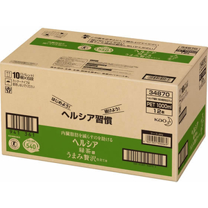 KAO ヘルシア緑茶 うまみ贅沢仕立て 1L×12本 F024595-イメージ3