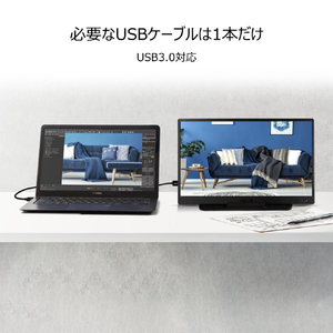 ASUS 15．6型液晶ディスプレイ ZenScreen ブラック MB165B-イメージ9