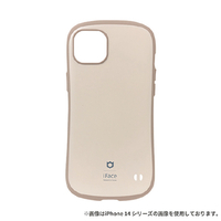 Hamee iPhone 15 Plus用ハイブリッドケース iFace First Class Cafe カフェラテ 41-960189