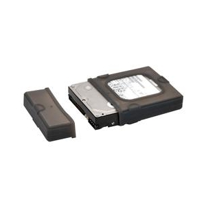 センチュリー HDD用セパレート型シリコンカバー 裸族のボディコン ブラック CRBC35BK-イメージ1