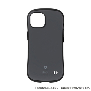 Hamee iPhone 15用ハイブリッドケース iFace First Class KUSUMI くすみブラック 41-960226-イメージ1