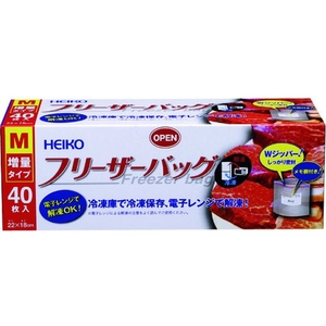 シモジマ フリーザーバッグ 増量タイプ M FC565GA-1490932-イメージ1