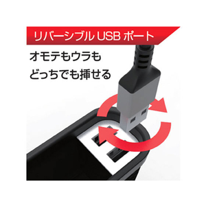 カシムラ サイドポケット USB2ポート付 FC88166-DC020-イメージ4