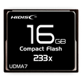 ハイディスク HIDISC CFカード 16GB 233ｘ Read35MB/s MLCチップ搭載 HDCF16G233XJP3