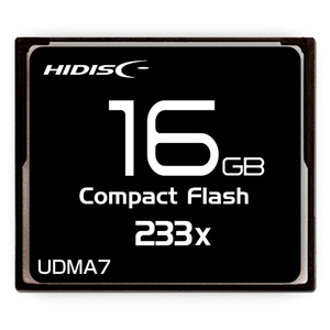 ハイディスク HIDISC CFカード 16GB 233ｘ Read35MB/s MLCチップ搭載 HDCF16G233XJP3-イメージ1