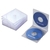 エレコム Blu-ray/DVD/CDケース(スリム/PS/2枚収納) 10パック CCD-JSCSW10シリーズ クリア CCD-JSCSW10CR-イメージ1