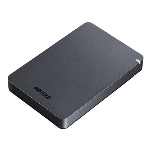 BUFFALO USB3．1(Gen．1)対応 耐衝撃ポータブルハードディスク(2TB) ブラック HD-PGF2.0U3-BBKA-イメージ1