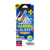 PGA iPhone 13 mini用液晶保護ガラス(平面) ゲーム専用/AG PG-21JGL03AG