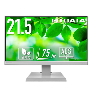 I・Oデータ 21．5型ワイド液晶ディスプレイ ホワイト LCD-A221DW-イメージ1