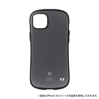 Hamee iPhone 15 Plus用ハイブリッドケース iFace First Class KUSUMI くすみブラック 41-960363