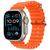 Apple Apple Watch Ultra 2(GPS + Cellularモデル)- 49mm チタニウムケースとオレンジオーシャンバンド MREH3J/A-イメージ1