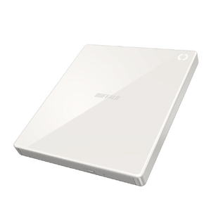 バッファロー スマホ用CDレコーダー「ラクレコ」DVD再生&microSDスロット搭載モデル ホワイト RR-PW2-WH-イメージ1