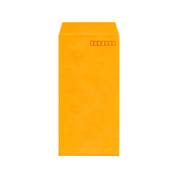 イムラ封筒 長3カラークラフト封筒オレンジ 100枚 1パック(100枚) F803812N3S-404