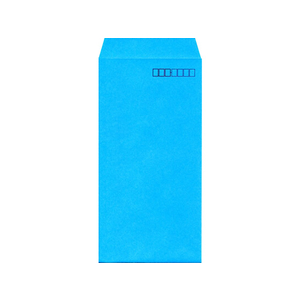 イムラ封筒 長3カラークラフト封筒ブルー 100枚 1パック(100枚) F803815-N3S-407-イメージ1