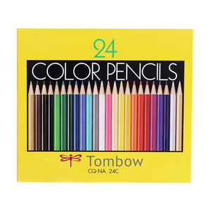トンボ鉛筆 色鉛筆NA 紙箱 24色 FC08728-CQ-NA24C-イメージ1