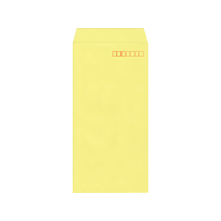 イムラ封筒 長3カラークラフト封筒レモン 100枚 1パック(100枚) F803818N3S-410