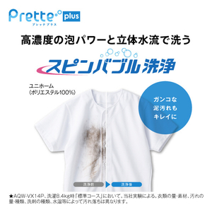 AQUA 12．0kg全自動洗濯機 Prette(プレッテ) ホワイト AQW-VX12P(W)-イメージ14