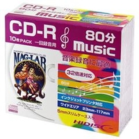 HI DISC 音楽用CD-R 80分 10枚入り HDCR80GMP10SC