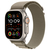 Apple Apple Watch Ultra 2(GPS + Cellularモデル)- 49mm チタニウムケースとオリーブアルパインループ-S MREX3J/A-イメージ1