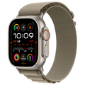 Apple Apple Watch Ultra 2(GPS + Cellularモデル)- 49mm チタニウムケースとオリーブアルパインループ-M MREY3J/A