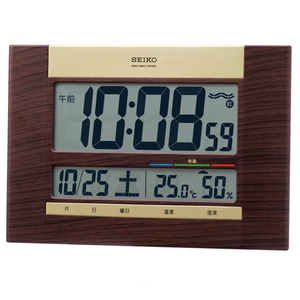 SEIKO 電波デジタル掛置兼用時計 SQ440B-イメージ1