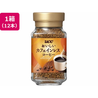 UCC おいしいカフェインレスコーヒー 瓶45g 12本 FCT9234