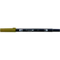 トンボ鉛筆 デュアルブラッシュペン ABT Dark Ochre F039919-AB-T027