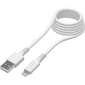 多摩電子工業 USB-A to Lightningケーブル 抗菌(2．0m) ホワイト TH136L20QW