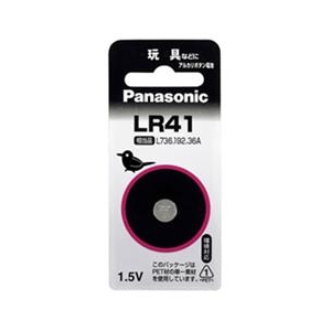 パナソニック アルカリボタン電池 LR41 LR41P-イメージ1